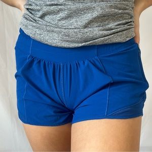 Lululemon Blue Hotty Hot Shorts